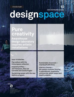 DESIGN SPACE 10
Contract publication for Interface

Designspace takes you on a guided tour of the latest happenings at Interface, looking at the latest product launches, profiling creative minds and uncovering innovative interior projects.