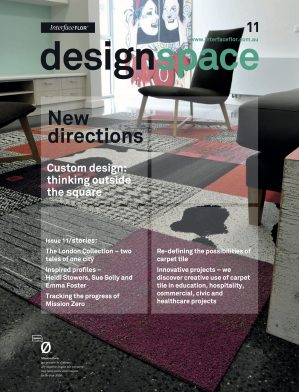 DESIGN SPACE 11
Contract publication for Interface

Designspace takes you on a guided tour of the latest happenings at Interface, looking at the latest product launches, profiling creative minds and uncovering innovative interior projects.