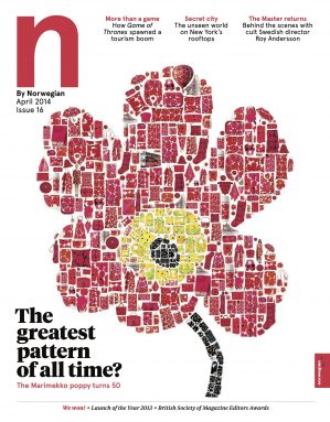 N by NORWEGIAN
Norwegian Air inflight magazine

It was created when a designer defied a ban on floral patterns. Fifty years on, we ask how the Marimekko poppy became the world’s most iconic print.